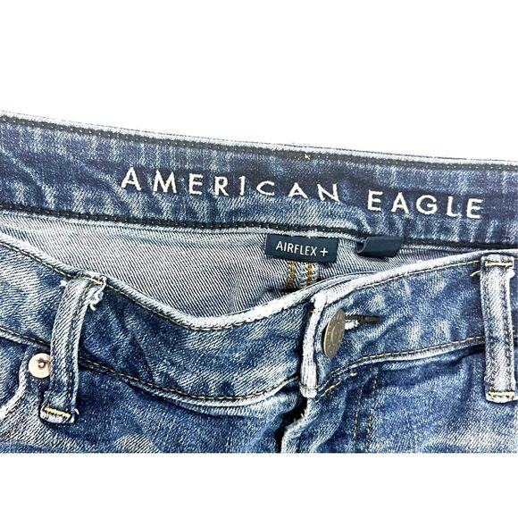 American Eagle Men's Blue Slim Fit Jeans AirFlex Size 38x32 - Picture 2 of 11